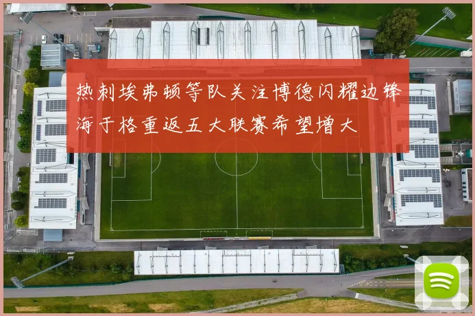 热刺埃弗顿等队关注博德闪耀边锋海于格重返五大联赛希望增大